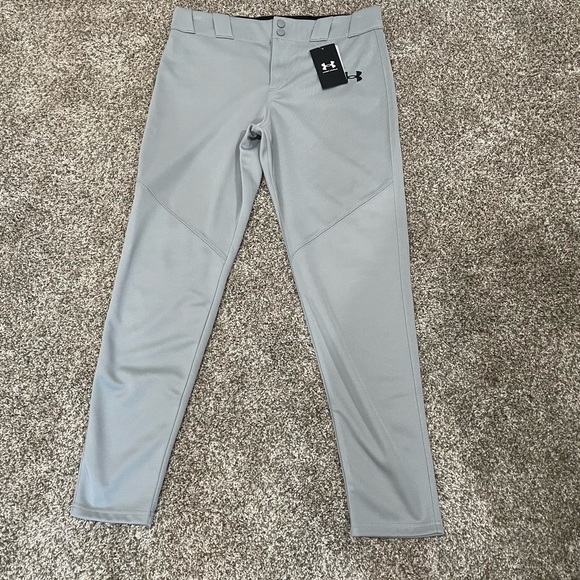 Under Armour Other - Under Armour Boy’s Youth Grey Baseball Pants XL